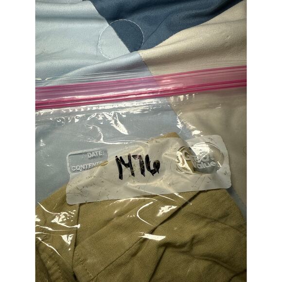 NWT Madewell tan button down linen single breasted tank top womens 10 coastal - Picture 7 of 7